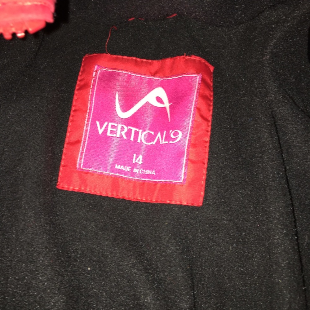 Red winter coat - Picture 2 of 2